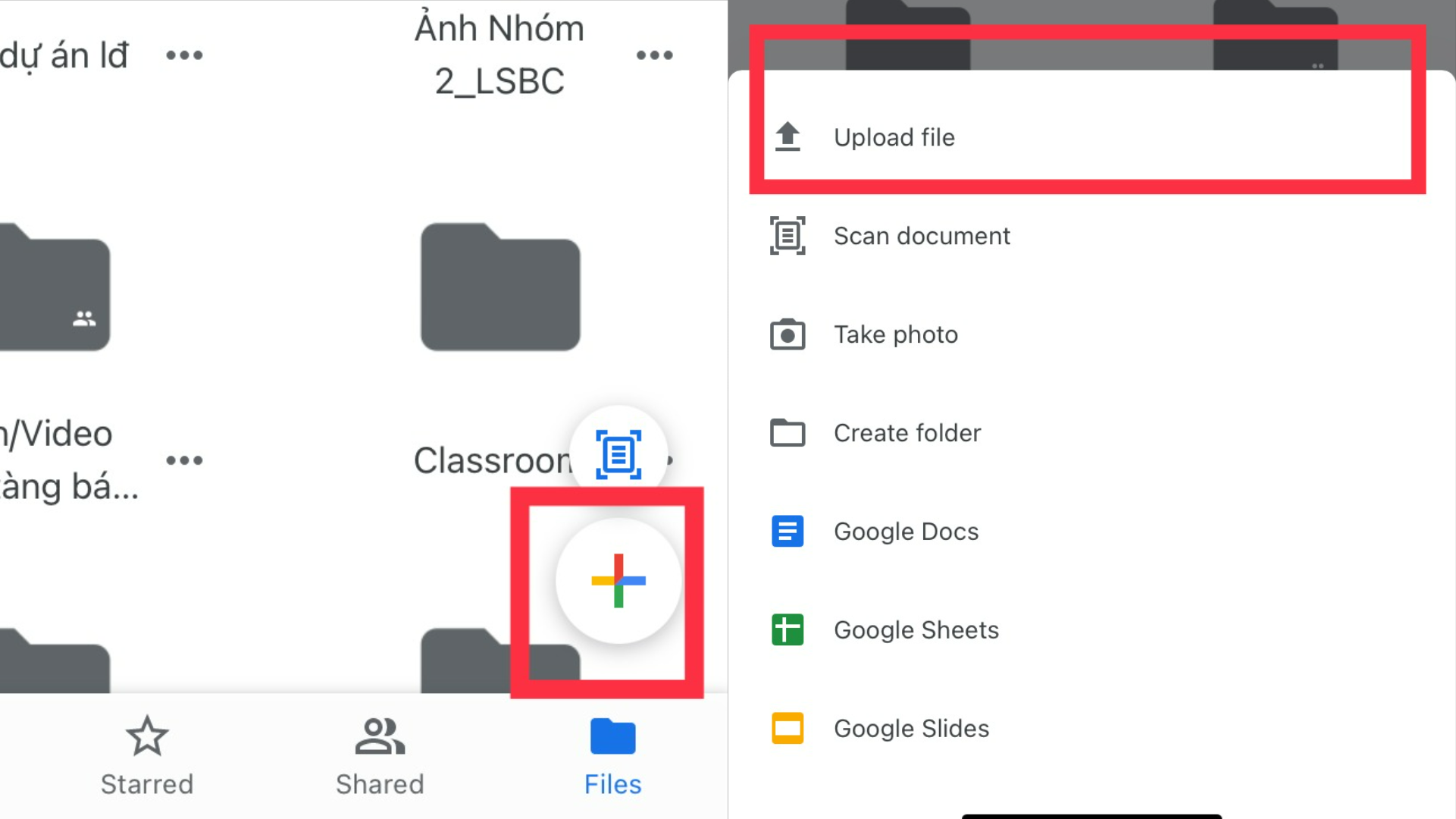 Cách chuyển ảnh từ Google Photos sang Google Drive trên điện thoại bước 4